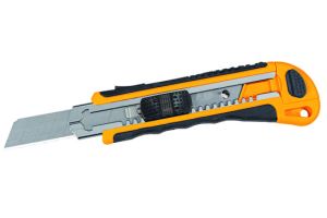 השירות קאטר אמנות סכין סכין יפנית פלסטיק ABS ו- TPR סכין יפנית בטיחות חותך בסכין 18 מ מ 25 חותכן